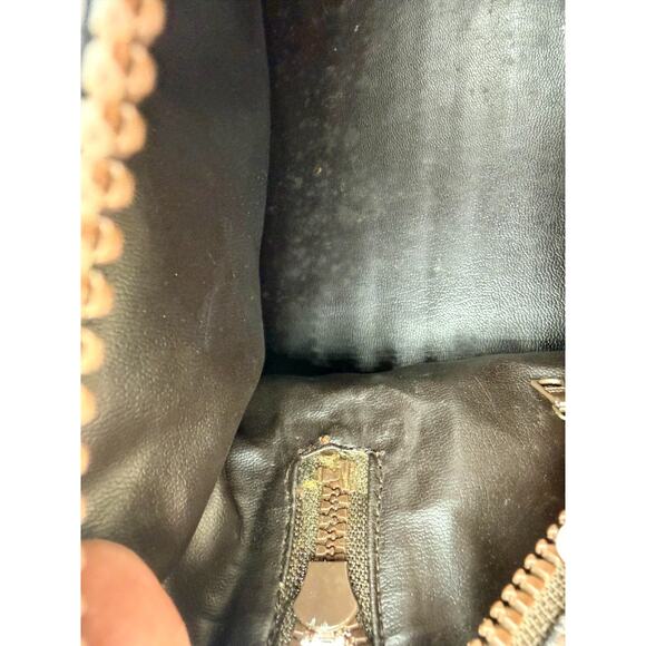 CELINE Vintage Macadam Sulky Boston Bag Brown Canvas Leather Purse | COA - Picture 16 of 16